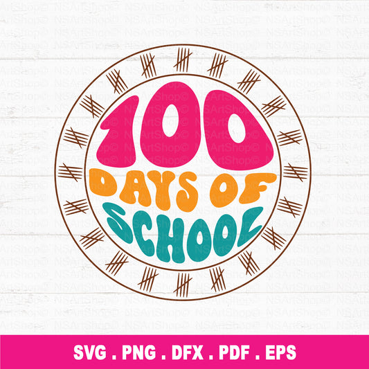 100 Days Of School Tally Marks SVG