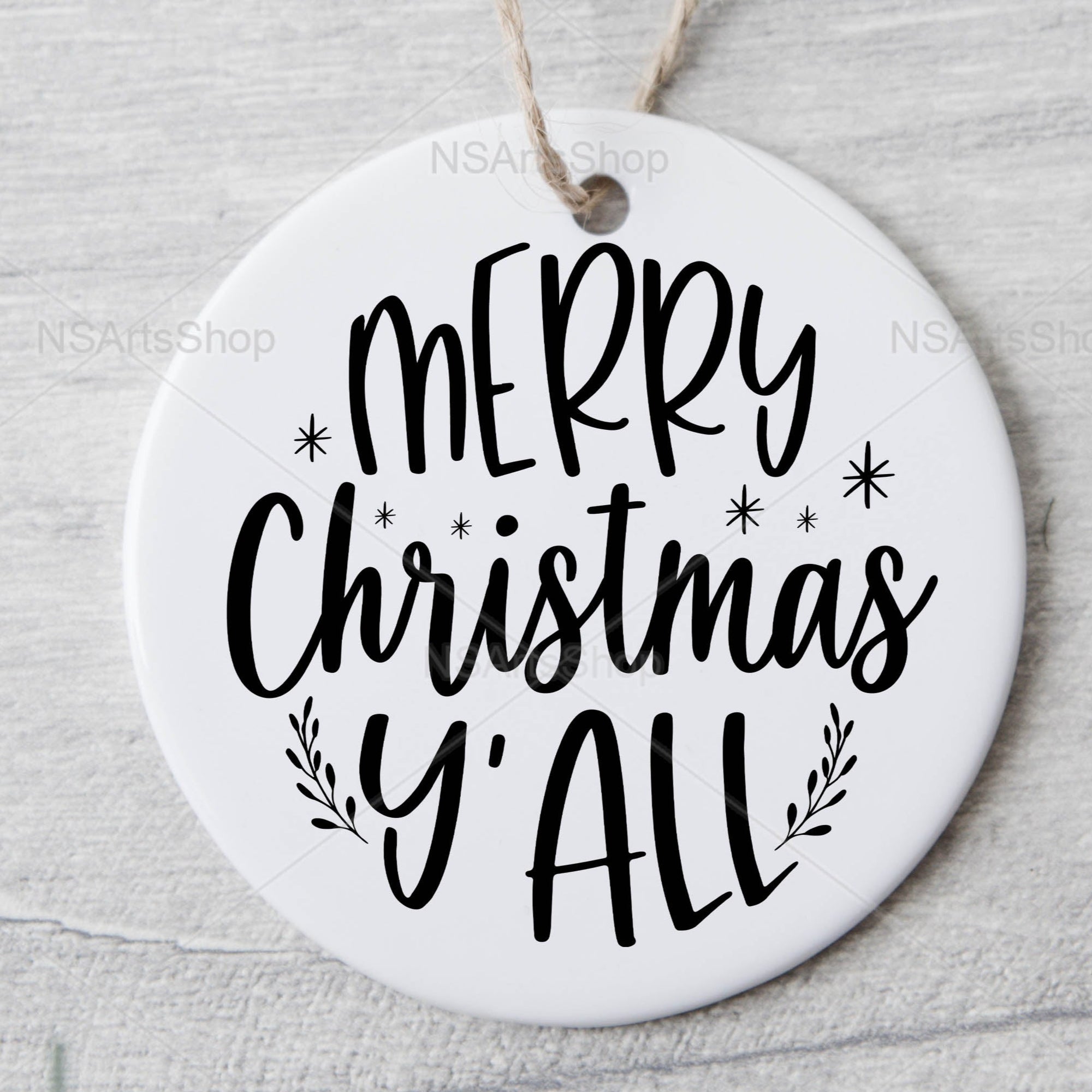 Christmas Ornament SVG Bundle