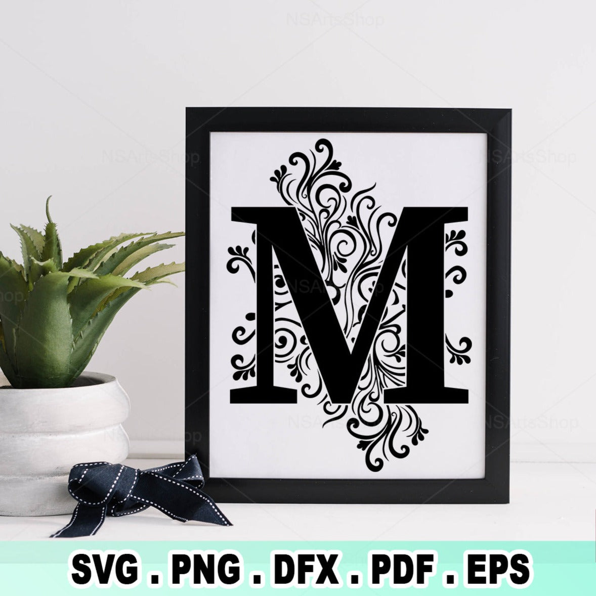 Alphabet SVG Bundle Floral