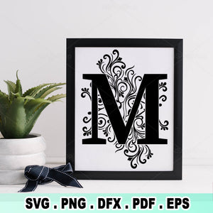 Alphabet SVG Bundle Floral