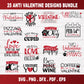 Anti Valentine SVG Bundle