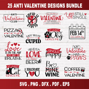 Anti Valentine SVG Bundle