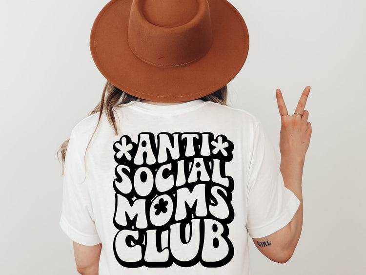 Antisocial Mom Club SVG Retro