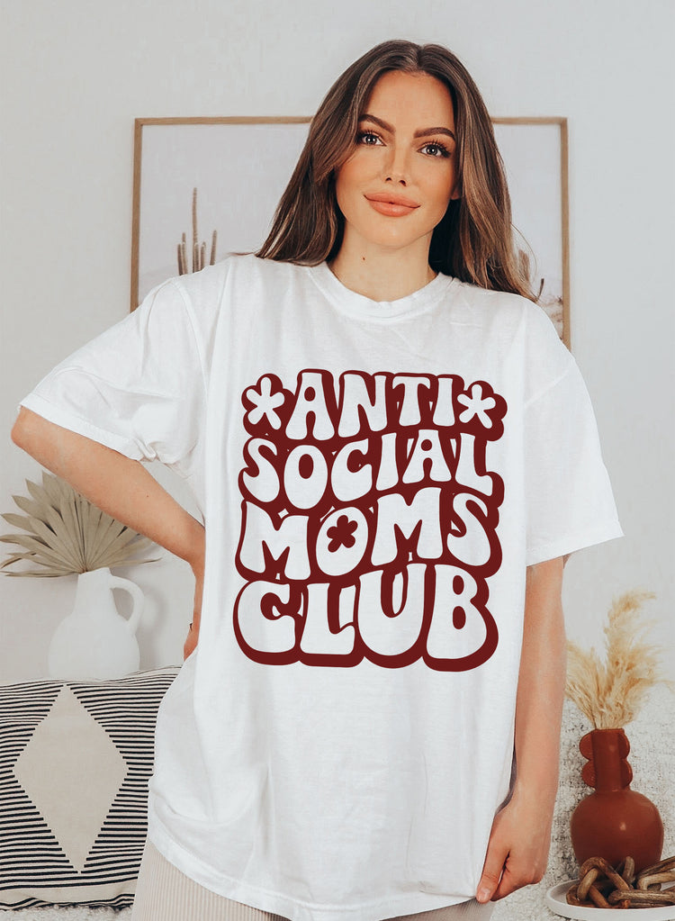 Antisocial Mom Club SVG Retro