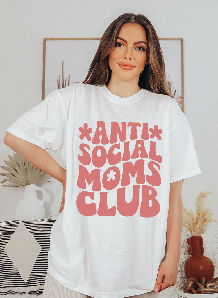 Antisocial Mom Club SVG Retro