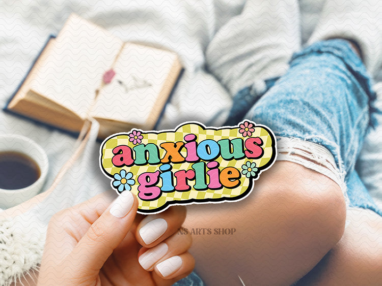 Anxious Girlie PNG SVG