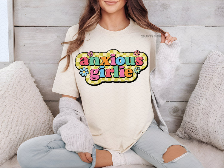 Anxious Girlie PNG SVG