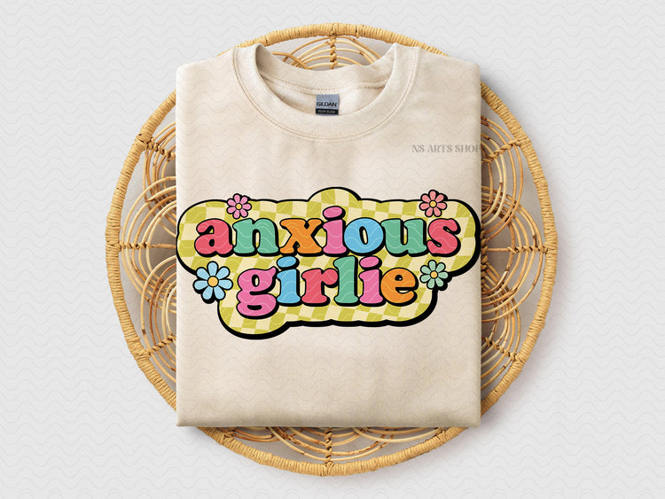 Anxious Girlie PNG SVG