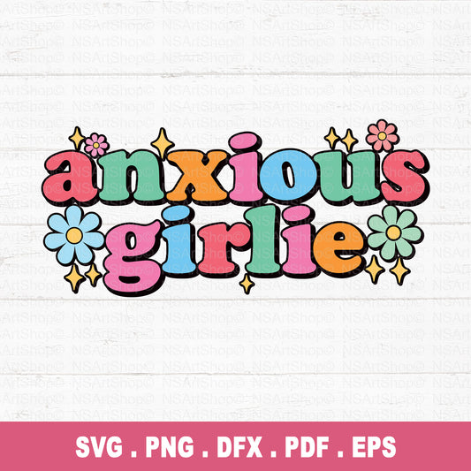 Anxious Girlie SVG File