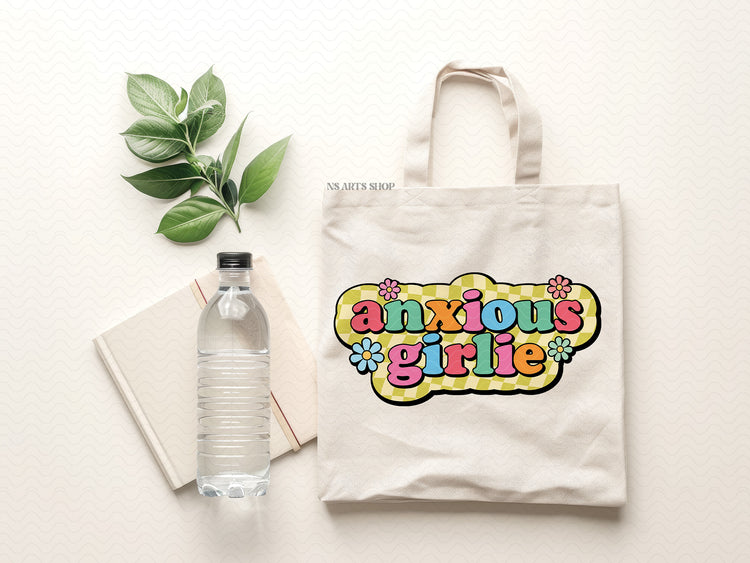 Anxious Girlie PNG SVG