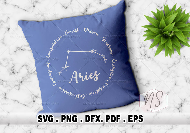 Aries Zodiac Sign SVG