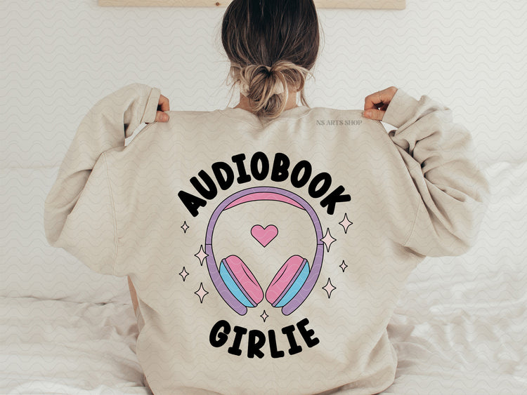 Audiobook Girlie SVG