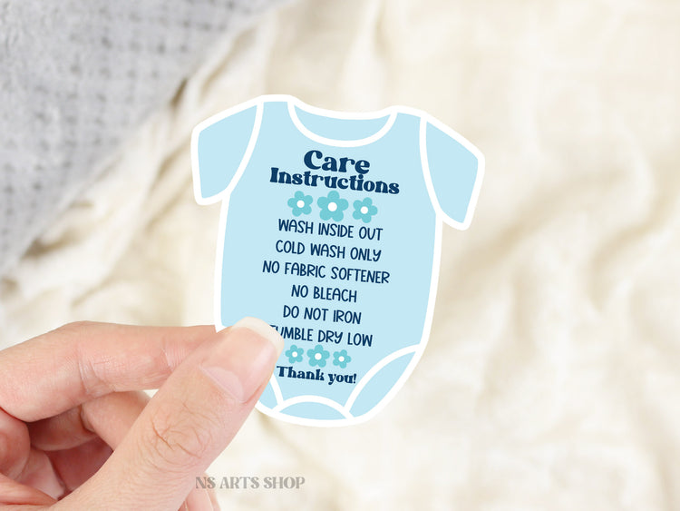 Care Instruction Card Bundle Digital Print