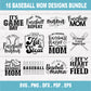 Baseball Mom SVG Bundle