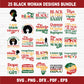 Black Woman SVG Files