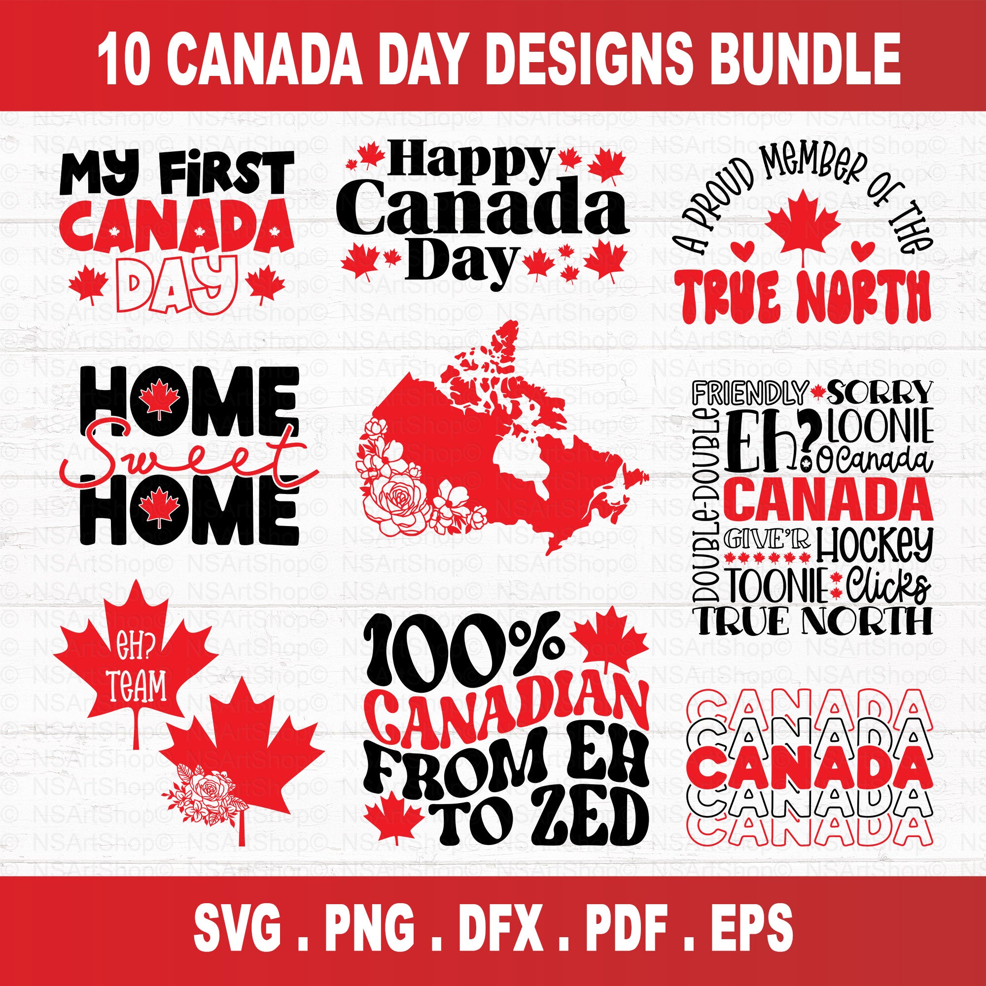 Canada Day SVG Bundle