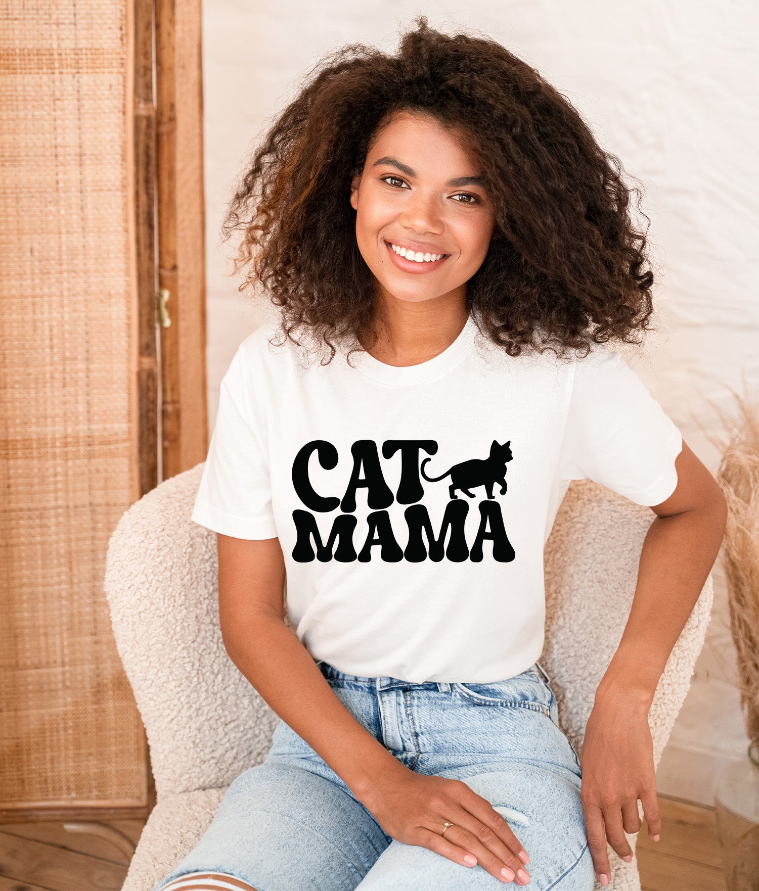 Cat Mom SVG Bundle Retro