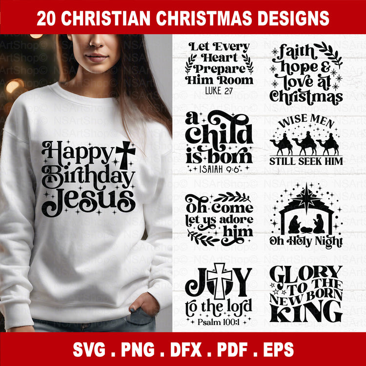 Christian Christmas SVG Bundle