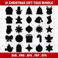 Christmas Gift Tags SVG Bundle