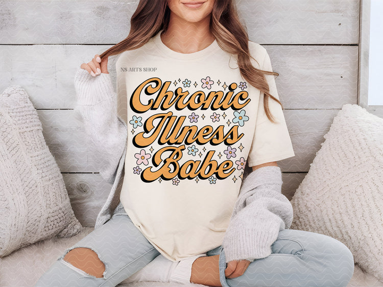 Chronic Illness Babe PNG SVG