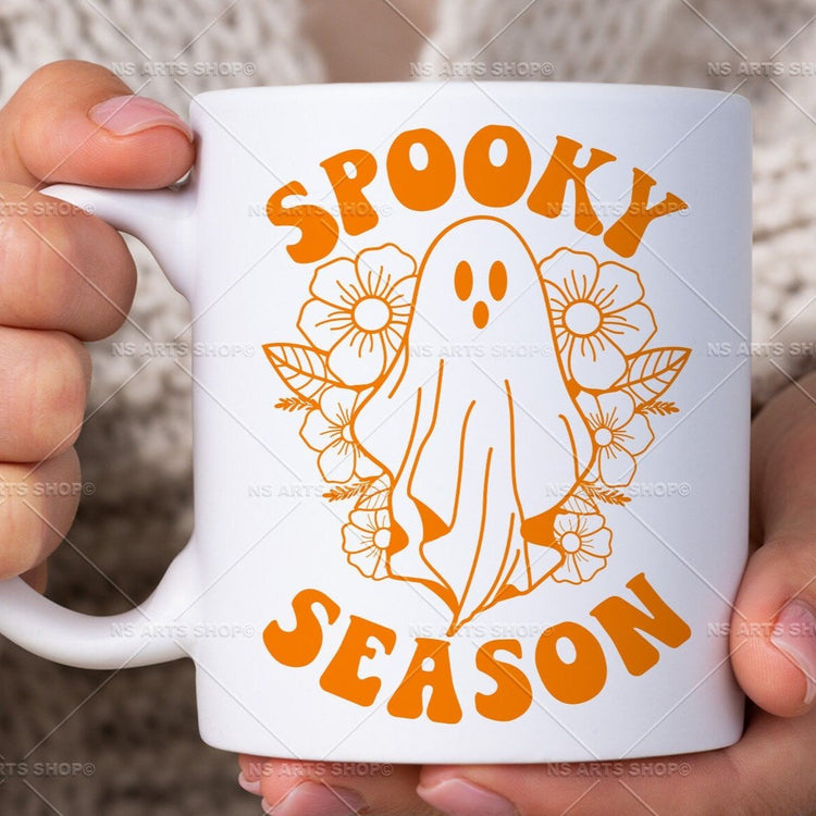 Spooky Season Ghost SVG