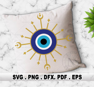 Hamsa Evil Eye SVG Bundle