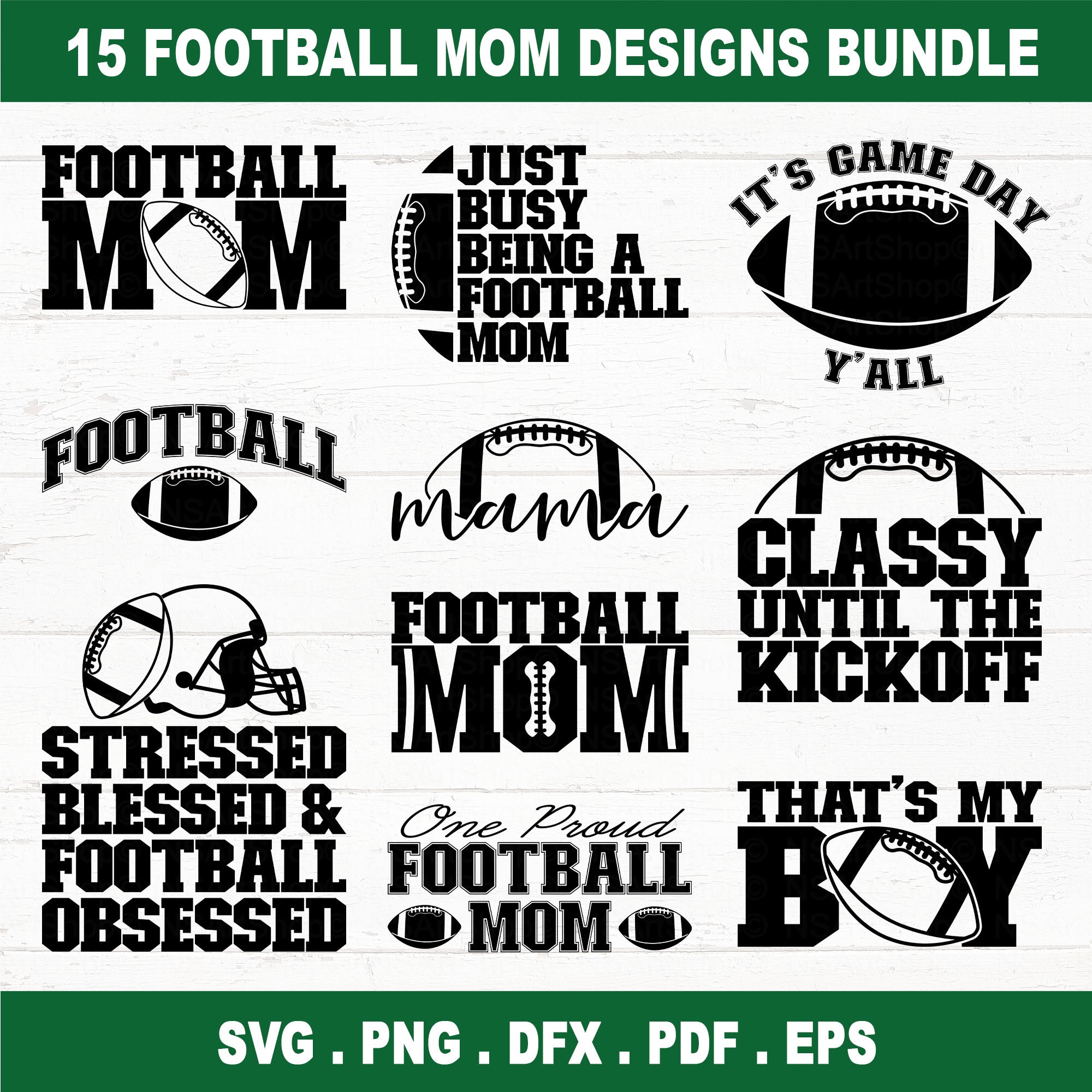 American Football SVG Bundle