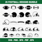 Football Helmet SVG Bundle