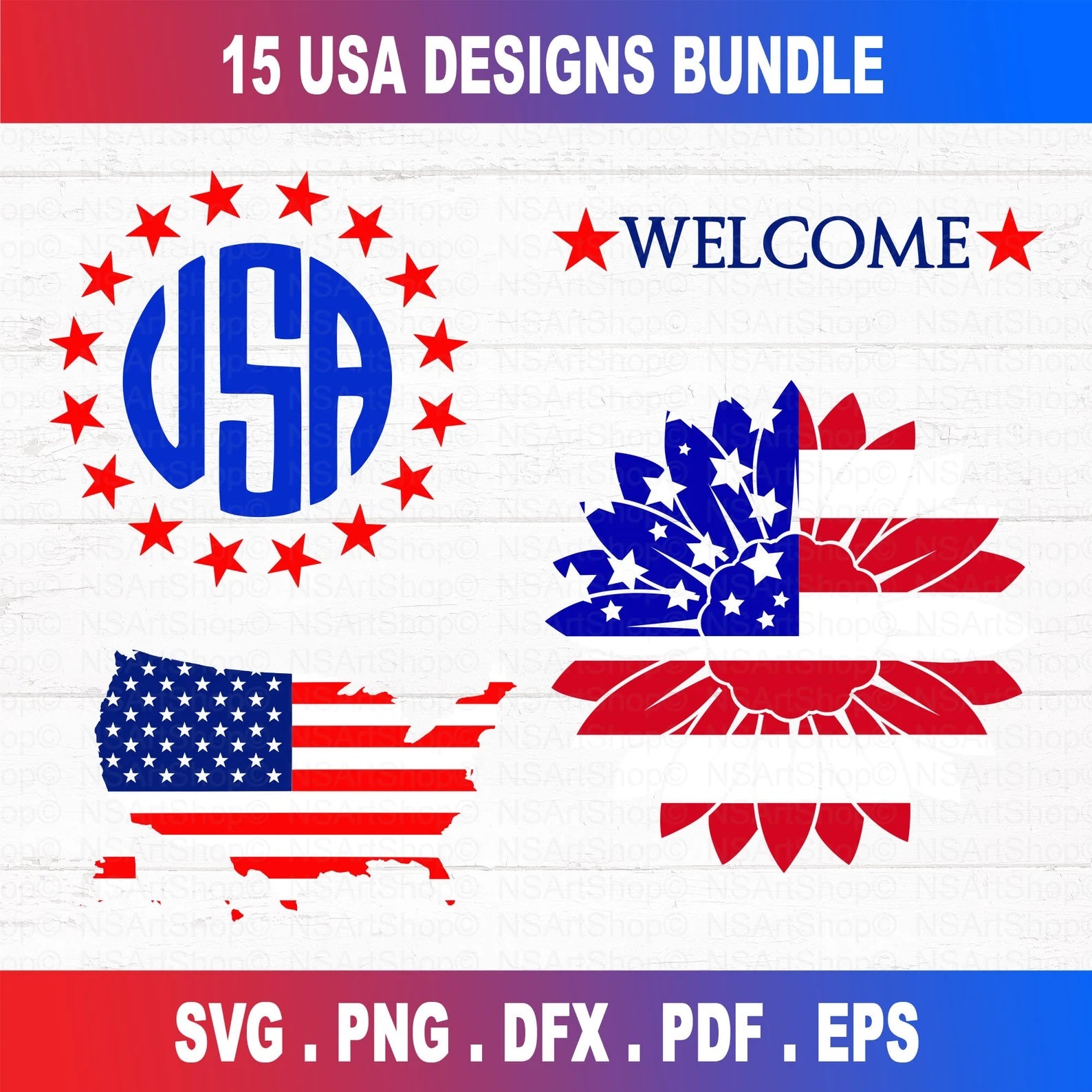 4th July SVG Bundle