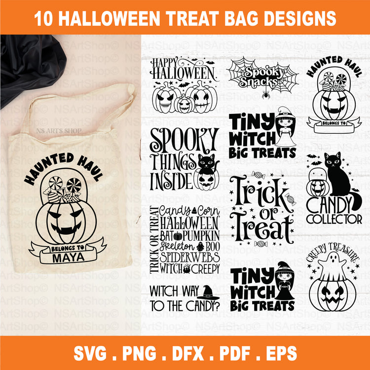 Halloween Bag SVG Bundle