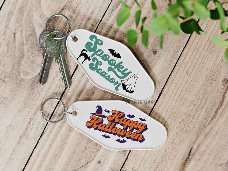 Halloween Motel Keychain SVG Bundle