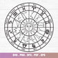 Astrology Wheel SVG