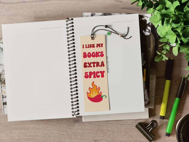 Spicy Bookmark SVG Files