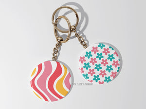 Round Keychain SVG Bundle