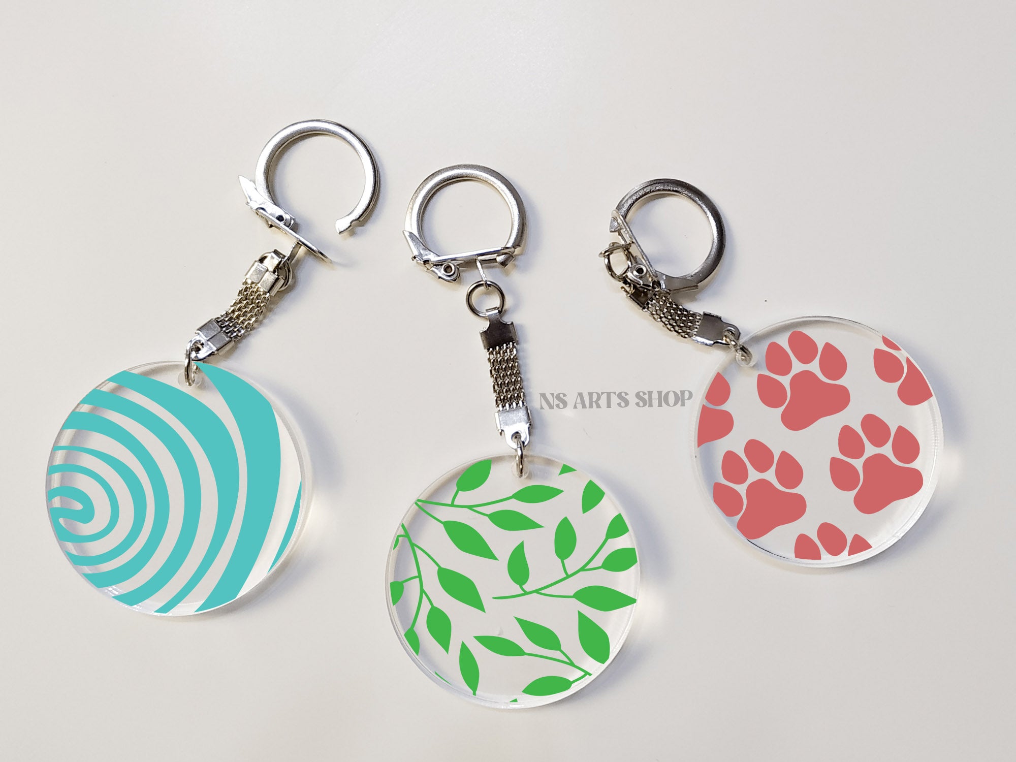 Round Keychain SVG Bundle