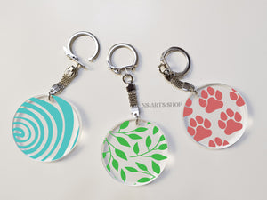 Round Keychain SVG Bundle