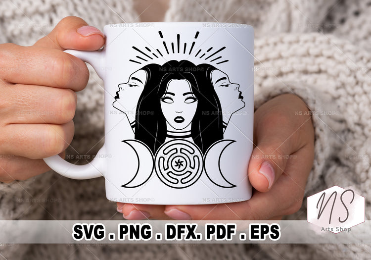 Hecate Goddess SVG