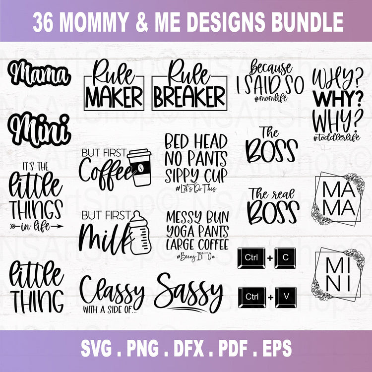 Mommy And Me SVG Bundle