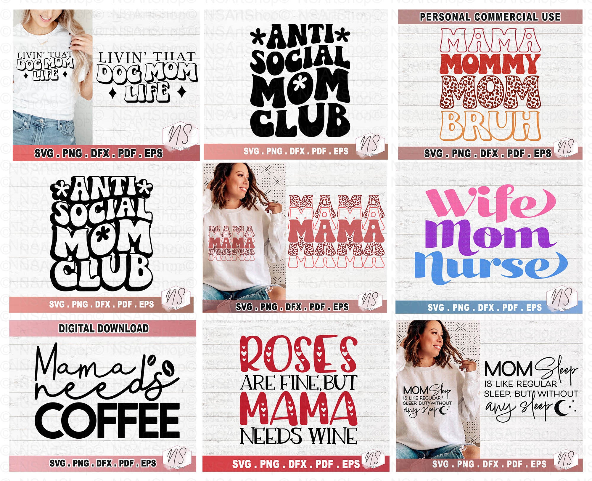 Mega Mothers Day SVG Bundle