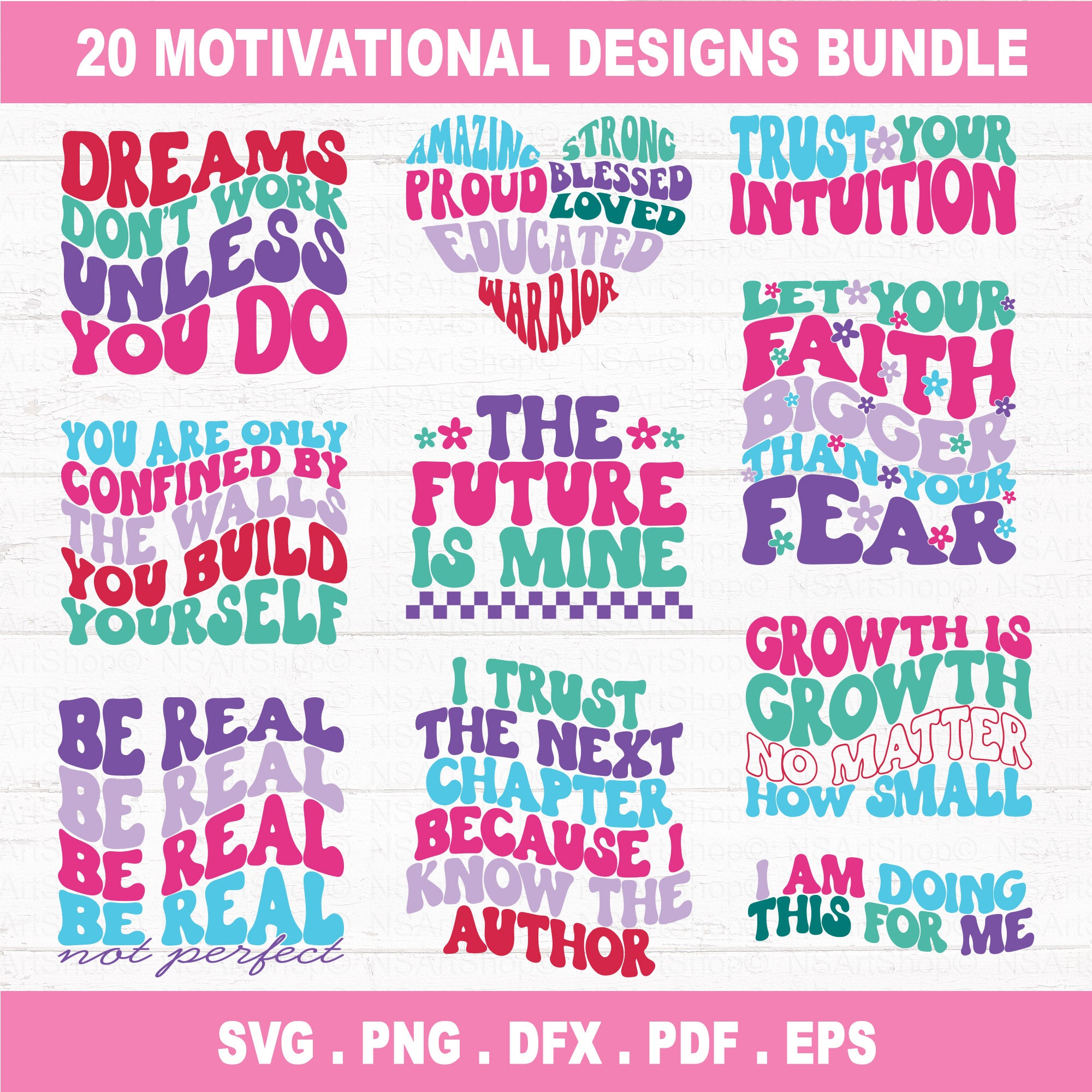 Positive quotes SVG Bundle