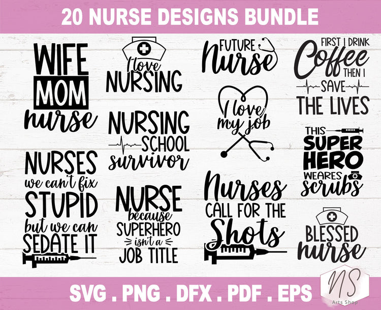 Nurse SVG Bundle1