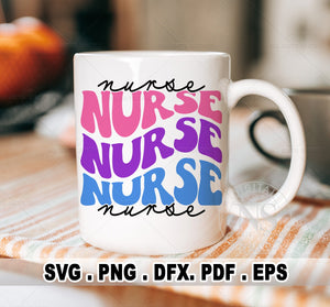 Nurse SVG Bundle Retro