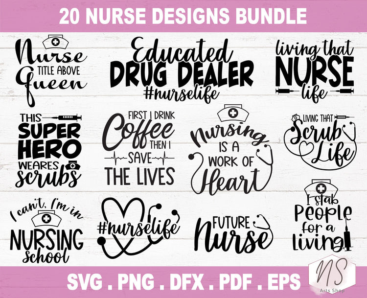 Nurse SVG Bundle