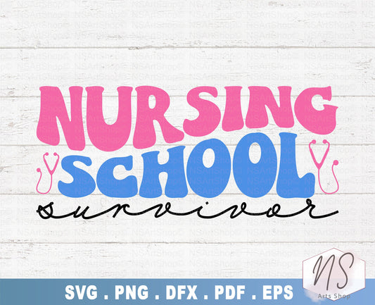 Nursing School Survivor SVG