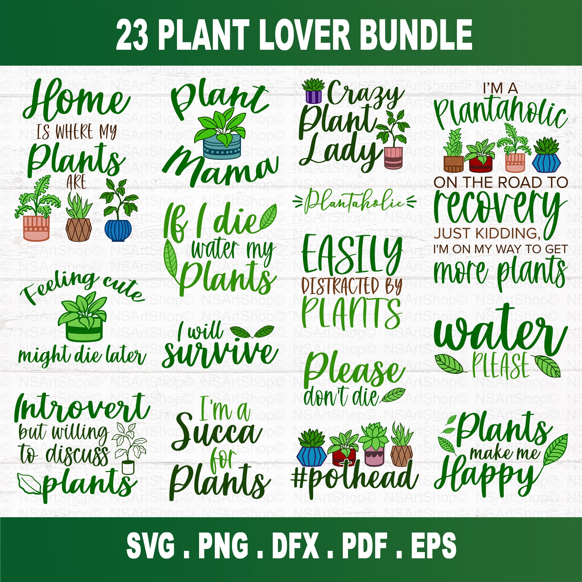 Plant Lover SVG Bundle