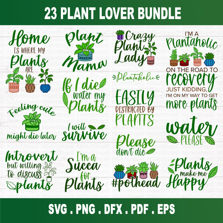 Plant Lover SVG Bundle