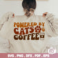 Powered By Cat And Coffee SVG