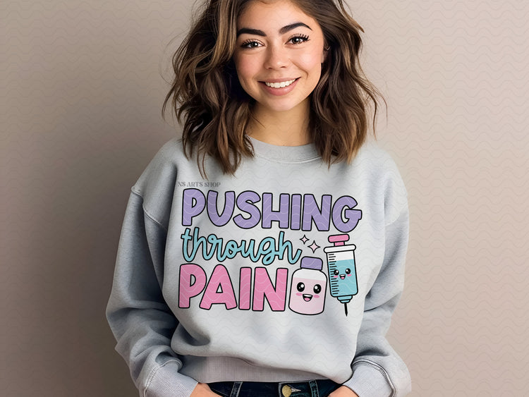 Pushing Through Pain PNG SVG