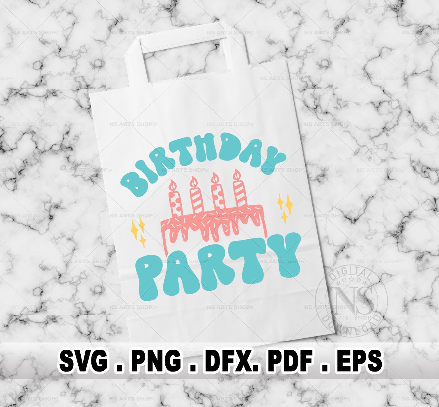 Birthday SVG Bundle Retro