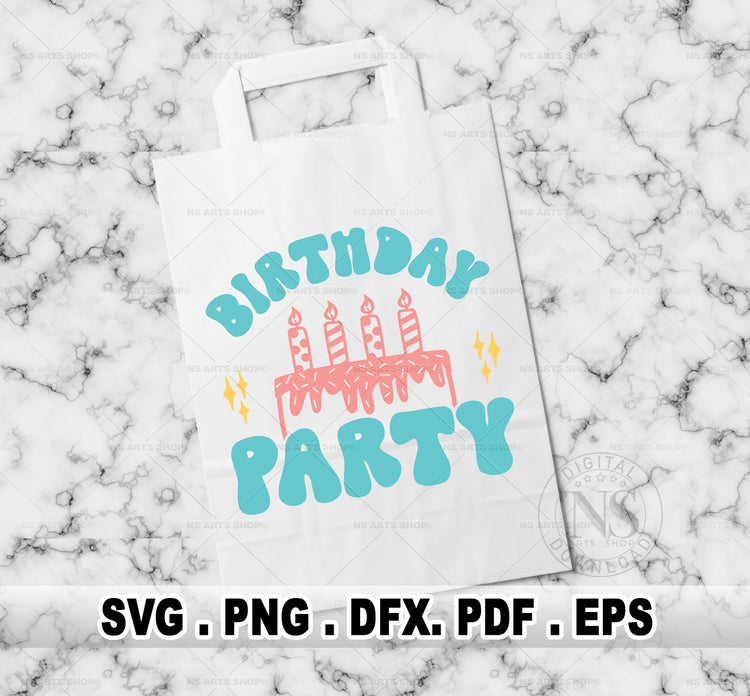 Birthday SVG Bundle Retro